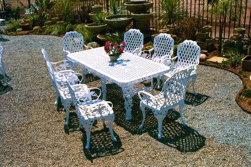 8 Seater Aluminium Furniture Set GRAPE DESIGN + delivery to Durban