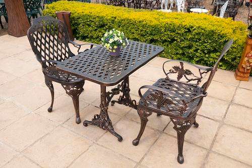 2 Seater Aluminium Furniture King Grape SET