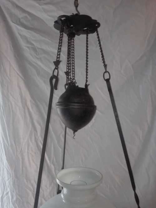 STUNNING RARE VINTAGE  DUTCH  SEILING OIL LAMP