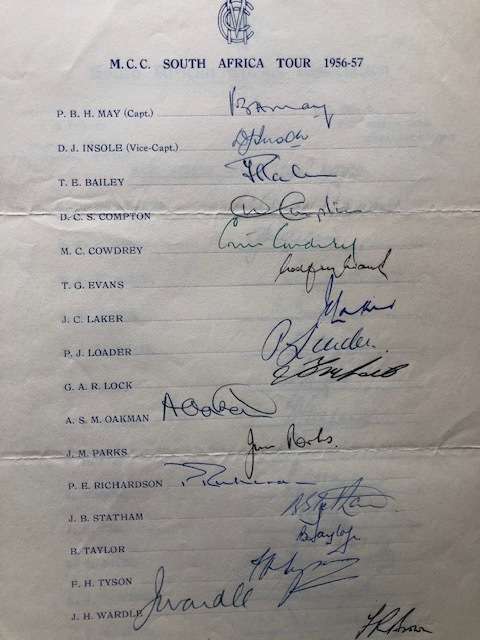 CRICKET  AUTOGRAPHS  LOVELY COLLECTION OF 15 ORIGINAL AUTOGRAPHS