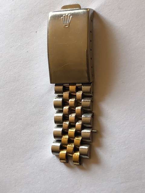 ROLEX GENUINE ORIGINAL  JUBILEE TWO TONE  BRACELET LINKS STEEL AND GOLD 19-20 mm BRACELET