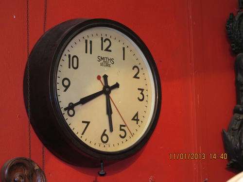 VINTAGE STATION CLOCK -SMITHS ELECTRIC-