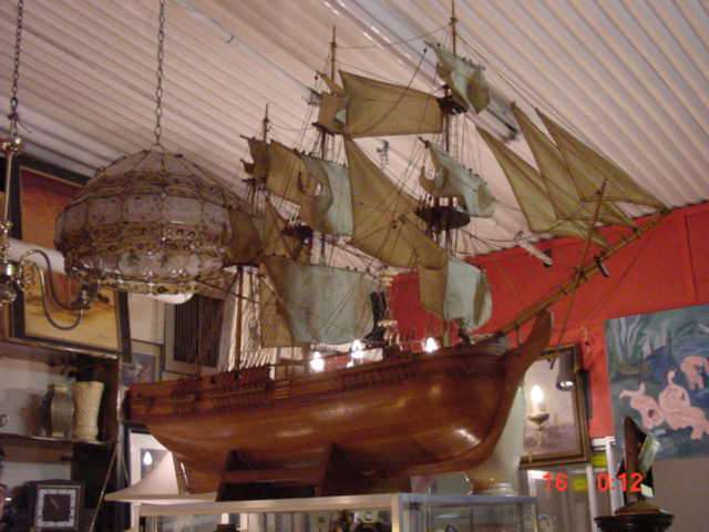 -TEAK-  MODEL  OF  A  SHIP