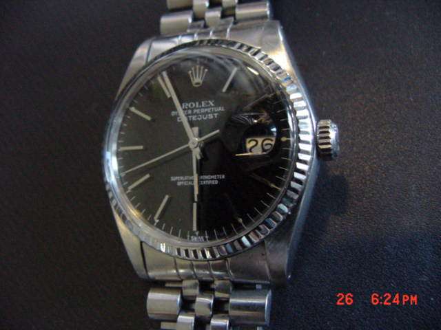 ROLEX -OYSTER PERPETUAL  DATE JUST- STAINLESS STEEL