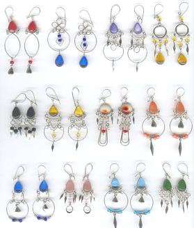 **RESELL OPPORTUNITY**7 PAIRS ALPACA SILVER EARRINGS