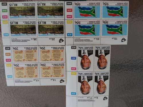 Nelson Mandela Full Set of Inauguration Control Blocks