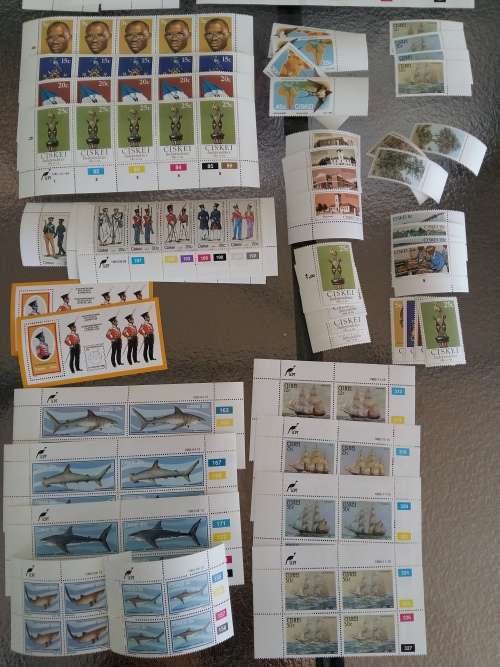 Ciskei Control blocks and Stamps - buy all, as per scans