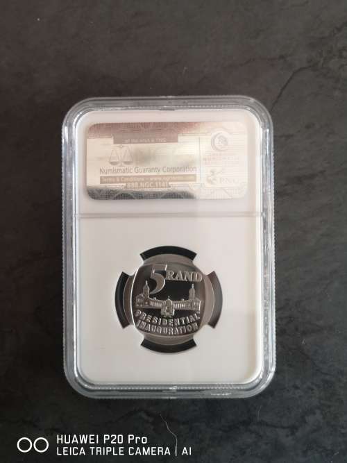 1994 S.AFRICA 5R PRESIDENTIAL INAUGURATION PF 69 UC