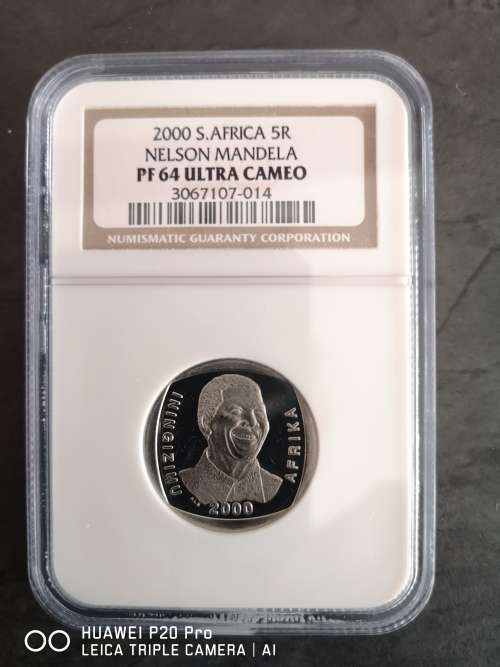 2000 S.AFRICA 5R NELSON MANDELA PF 64 UC