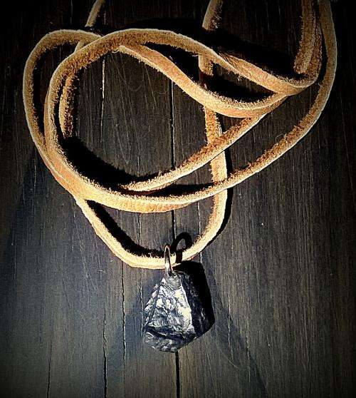 Rarer Than Diamonds 4000-5000 Year old Campo del Cielo Meteorite Necklace