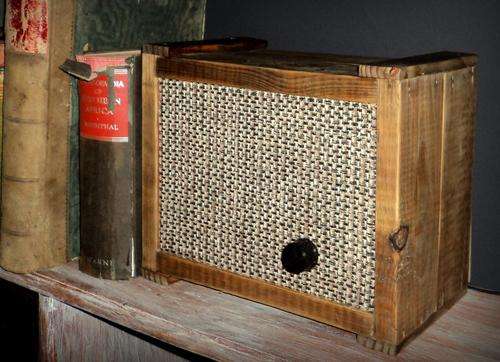 Hand-built Reclaimed Wood USB Speaker