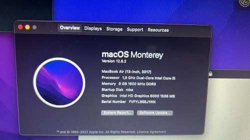 Apple Macbook Air 2017