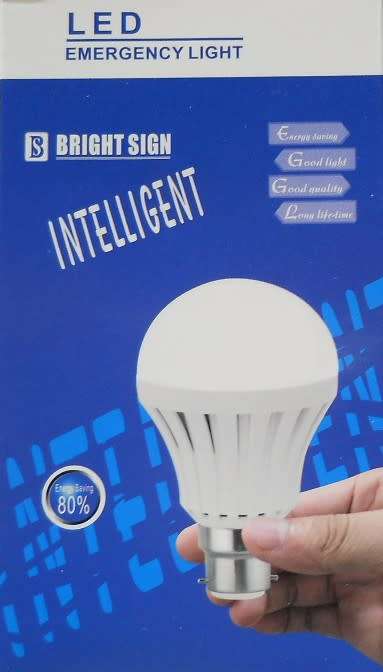 Smart LED Light Bulb, 12W, E27, Rechargeable stays lit during load shedding for up to 4 hours