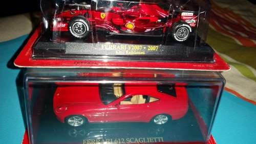 Ferrari Collectors Model F1 Kiwi Raikkonen 2007 and 612 Scaglietti