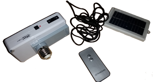 Universal Solar/2 Pin/Light fitting Rechargeable L.e.d. Light