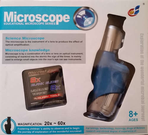 20x - 60x Educational Science Microscope