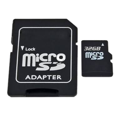 32GB Micro SD + Adapter