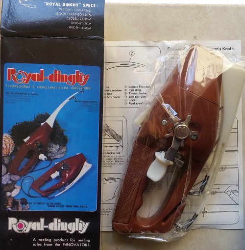 All-in-1 Portable Fishing Pole/rod (Royal Dinghy) aka "Pocket fisherman"