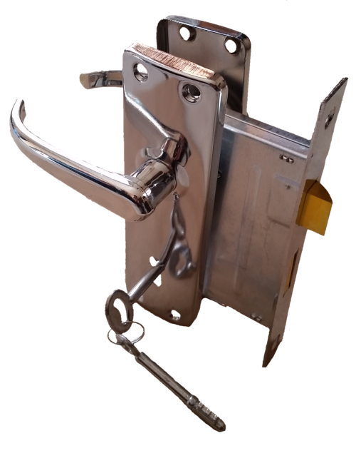 Mortice Chrome Plated Internal/Entrance Door Lock