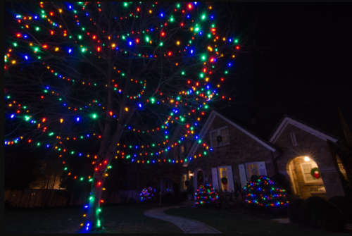 Solar Fairy Multicolor String Lights (50 LED, 5.9m)