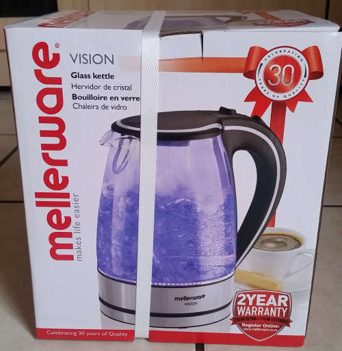 MELLERWARE BUE VISION GLASS KETTLE