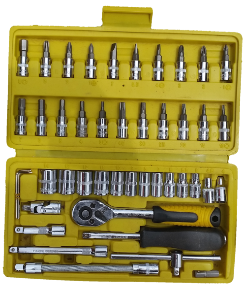 Bebona 46 Piece 1/4" Multi Use Socket Set