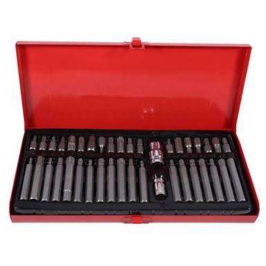 Bebona 40 Piece 3/8" and 1/2" Drive Bit Set