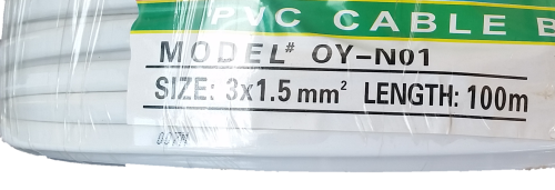 100m PVC Surfix Cabling 3 Core X 1.5mm