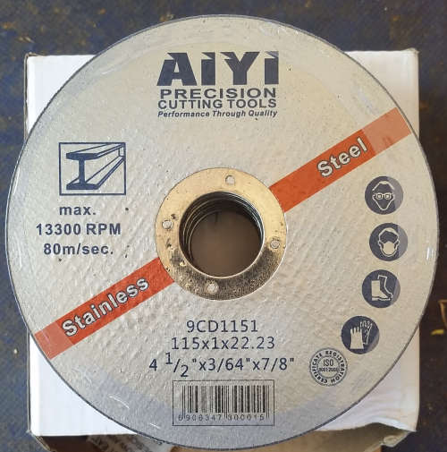 25 Pk Angle Grinder (Cutting) Discs