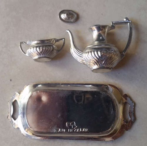 Miniture Metal Tea Set (Made in Japan)