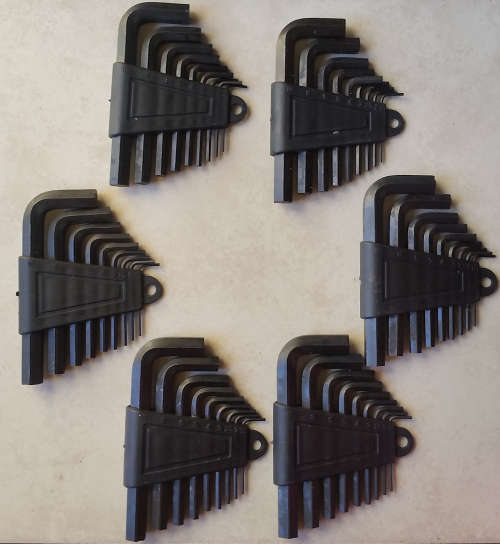 9 Piece Carbon Steel Allen Key Set