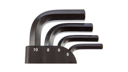 9 Piece Carbon Steel Allen Key Set