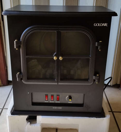 Goldair Electric FirePlace Heater GEFL180 (Please read!)
