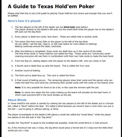 Casino Style Texas Hold'Em Poker Set