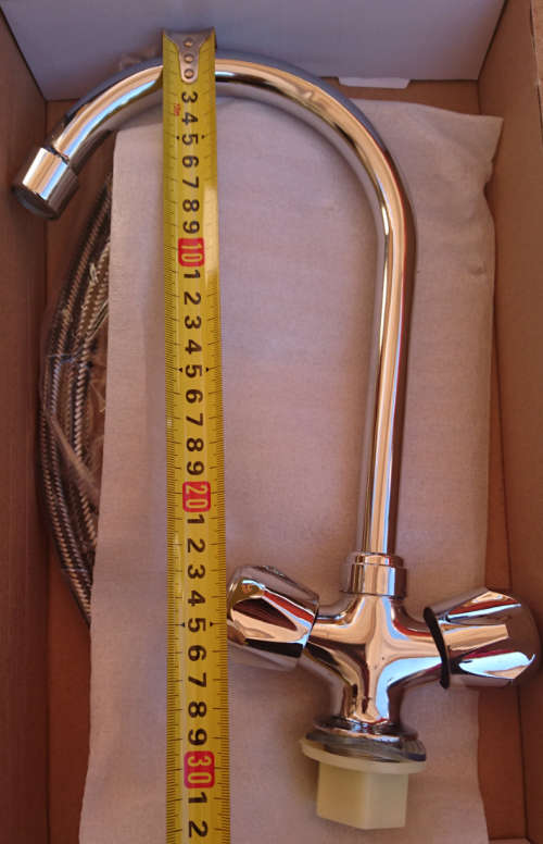 Sink/Basin Mount Kitchen Mixer Tap/Faucets (High Quality - Chrome Plated)