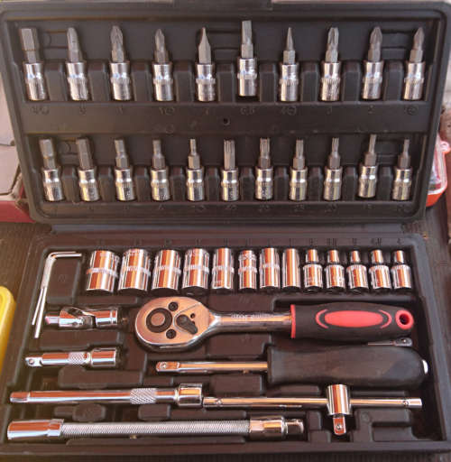 CR-V 46 Piece 1/4" Multi Use Socket Set