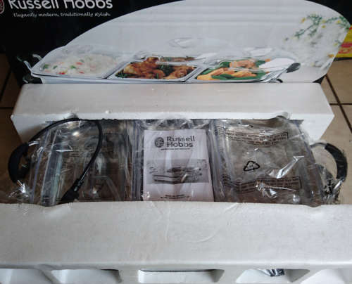 Russell Hobbs Deluxe Buffet Server & Warming Tray (RHBS650) Display Unit - As New!