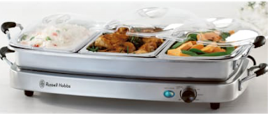 Russell Hobbs Deluxe Buffet Server & Warming Tray (RHBS650) Display Unit - As New!