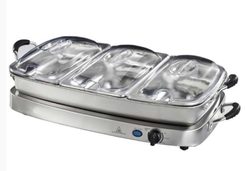 Russell Hobbs Deluxe Buffet Server & Warming Tray (RHBS650) Display Unit - As New!