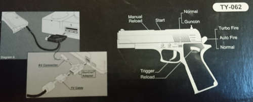 Light Gun Ps1 & Ps2 Compatible (TY-062)