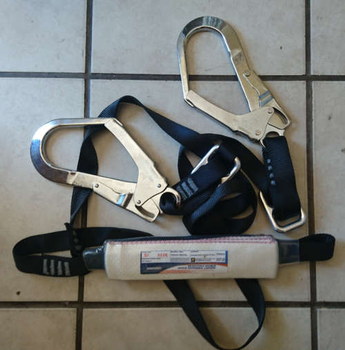 Double Energy Absorbing Fall Arrest Lanyard (1.75m - 2m absorbance)