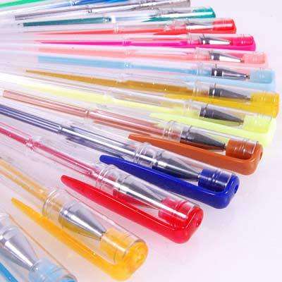 40 Piece Gel Glitter Pen Pack
