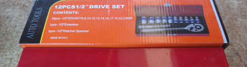 1/2" 12piece Drive Set (CR-V)