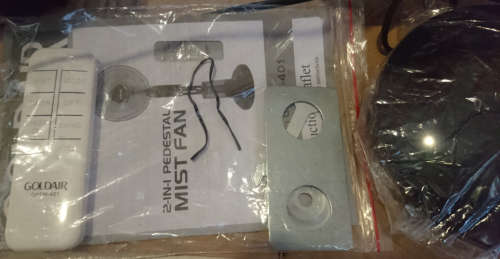 GOLDAIR 2 in 1 Pedestal Mist Fan - GPFM401 (Demo Display)