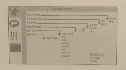 Eletra 7" Dual Screen Portable Dvd Player (With Remote & Built-in Rechargeable Battery)