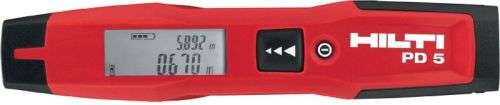 Hilti Pd5 Laser Range Meter (100m)