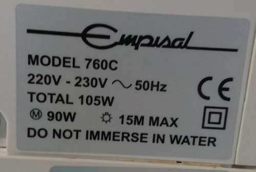 Empisal 760c Overloacker Machine (Display) - Please Read