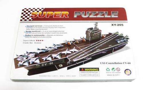 3D Puzzle - USS Constellation CV-64