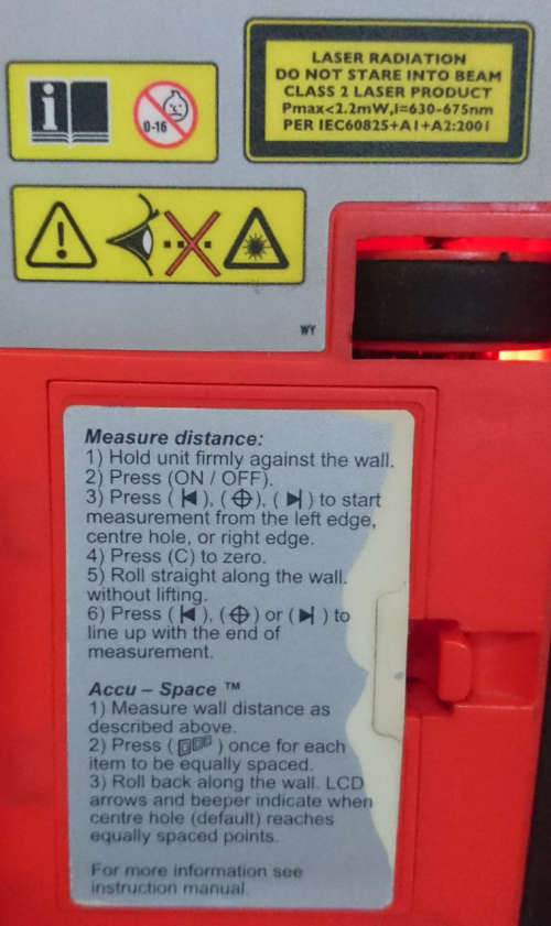 Black & Decker BDL500M Cross Line Laser Tech