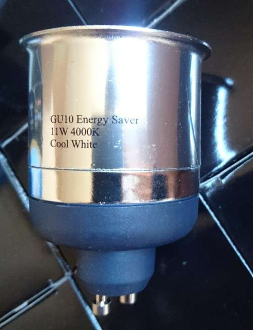 Gu10 Aluminium Based Cool White Energy Saver Downlight Bulbs (1 bid for 10 bulbs)